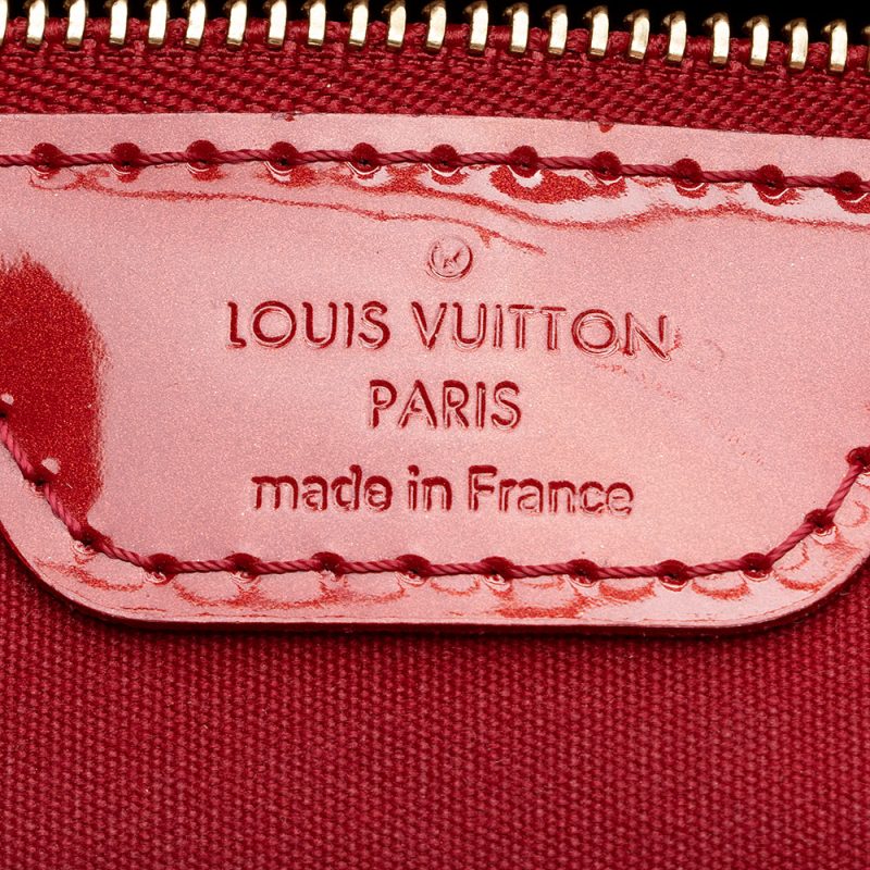 Louis Vuitton Monogram Vernis Wilshire PM Satchel (SHF-21149) - Image 7