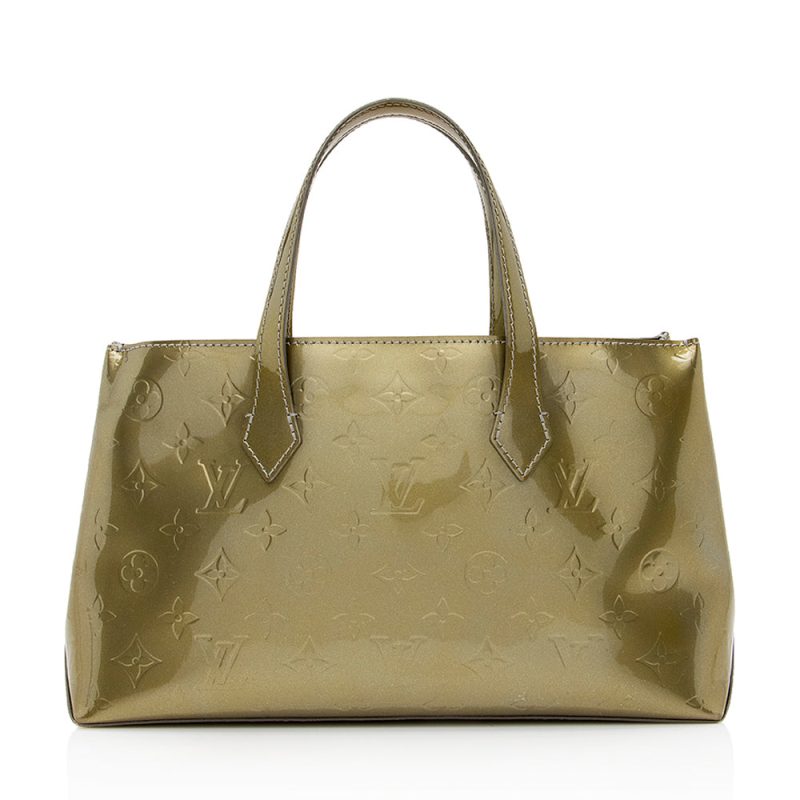 Louis Vuitton Monogram Vernis Wilshire PM Satchel (SHF-21270) - Image 2