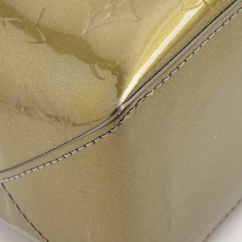 Louis Vuitton Monogram Vernis Wilshire PM Satchel (SHF-21270) - Image 10