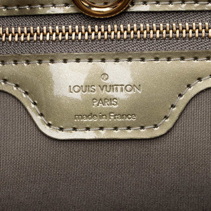 Louis Vuitton Monogram Vernis Wilshire PM Satchel (SHF-21270) - Image 7