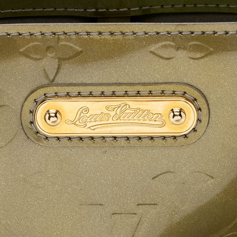 Louis Vuitton Monogram Vernis Wilshire PM Satchel (SHF-21270) - Image 8
