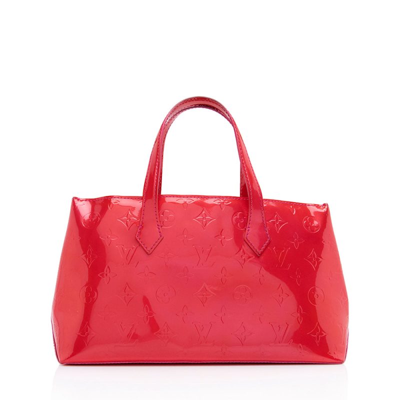 Louis Vuitton Monogram Vernis Wilshire PM Tote - FINAL SALE (SHF-18749) - Image 2