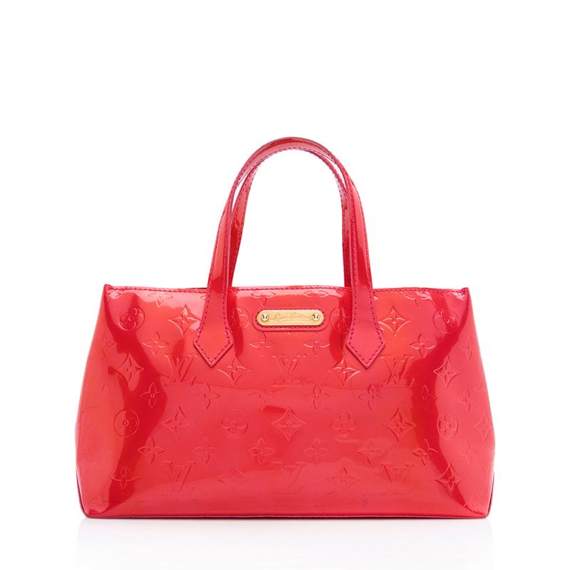 Louis Vuitton Monogram Vernis Wilshire PM Tote - FINAL SALE (SHF-18749) - Image 19