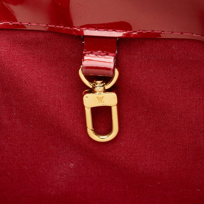 Louis Vuitton Monogram Vernis Wilshire PM Tote (SHF-18400) - Image 9