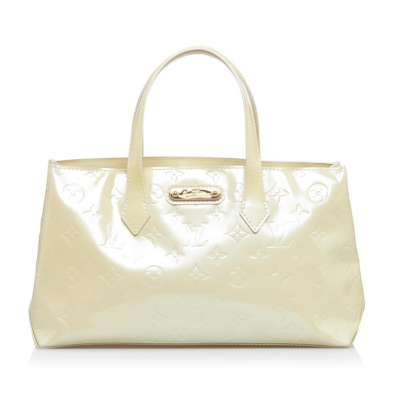 Louis Vuitton Monogram Vernis Wilshire PM (SHG-d7KIiW) - Image 9
