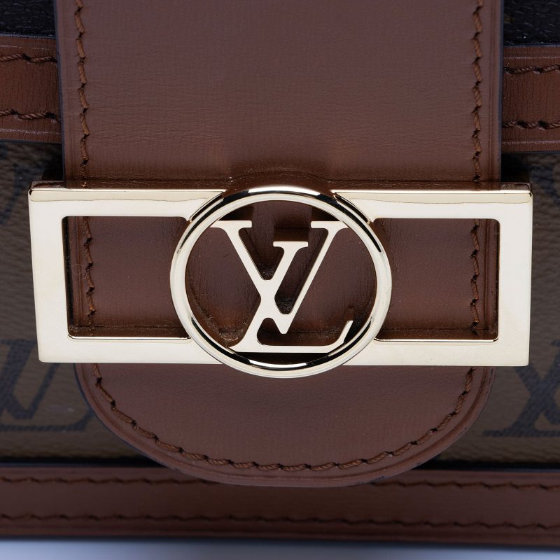 Louis Vuitton Reverse Monogram Dauphine MM Shoulder Bag (SHF-ioa83y) - Image 8
