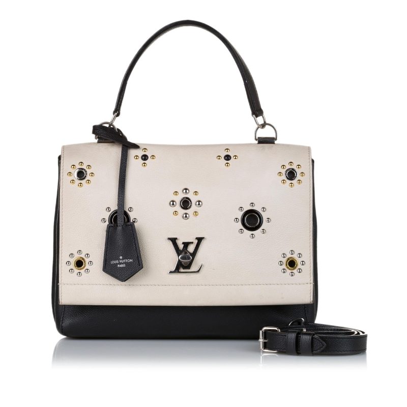 Louis Vuitton Spring 2017 LockMe II Mechanical Flowers Satchel (SHG-37452) - Image 4