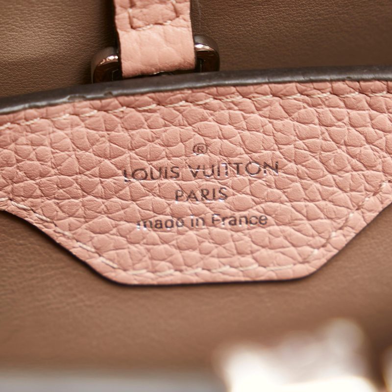 Louis Vuitton Taurillon Capucines BB (SHG-36938) - Image 7