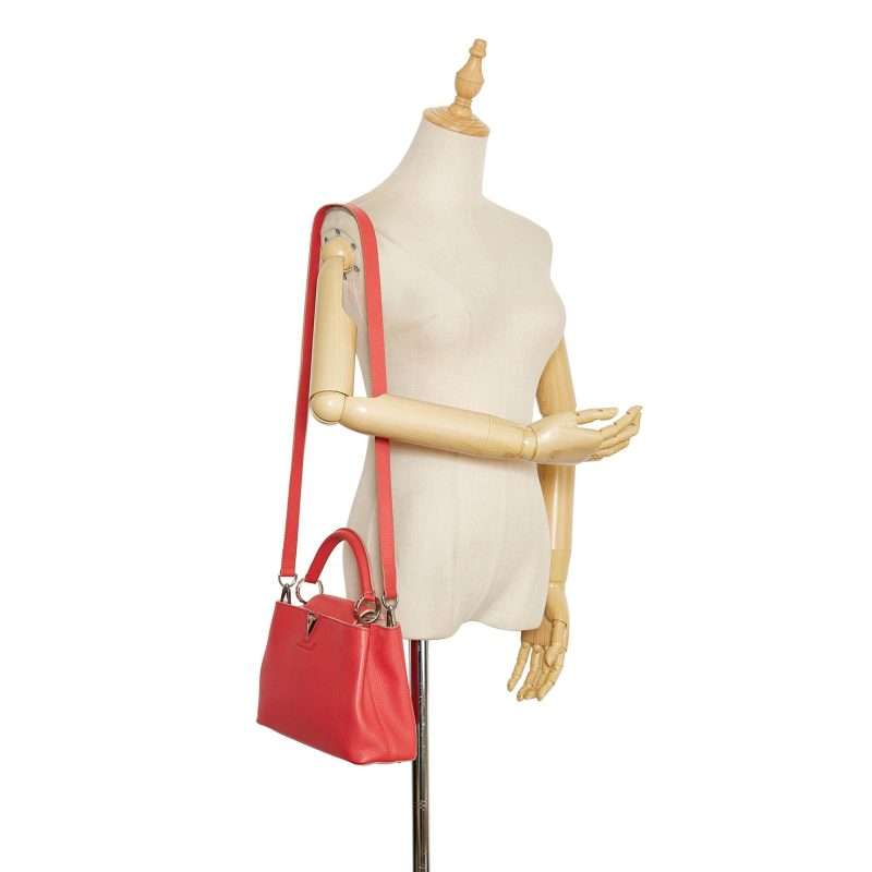 Louis Vuitton Taurillon Capucines BB (SHG-36947) - Image 13
