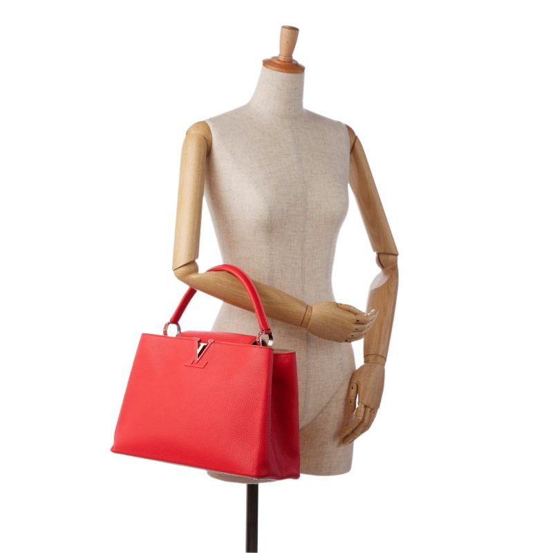 Louis Vuitton Taurillon Capucines MM (SHG-NxXS5i) - Image 4