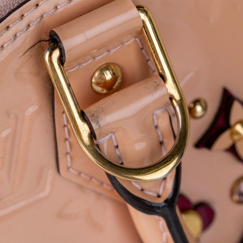 Louis Vuitton Vernis Flower Alma BB (SHG-32578) - Image 10