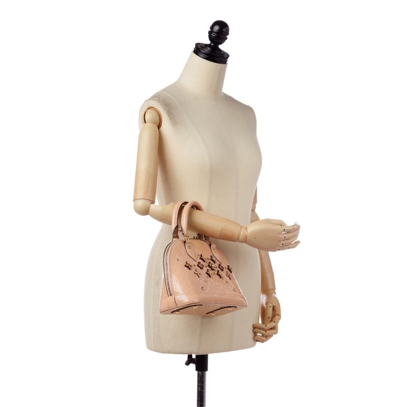 Louis Vuitton Vernis Flower Alma BB (SHG-32578) - Image 4