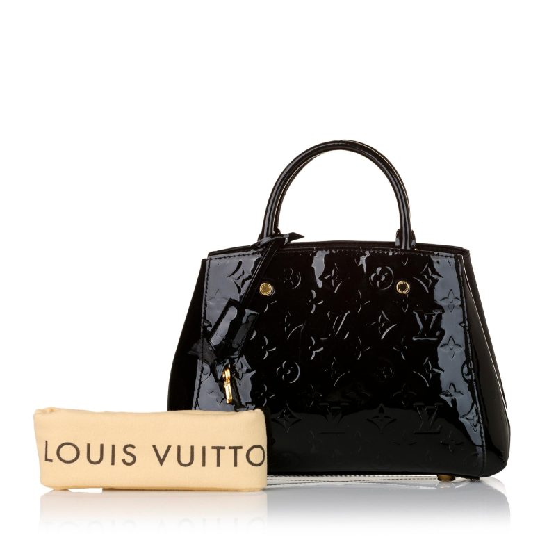 Louis Vuitton Vernis Montaigne BB (SHG-32587) - Image 4