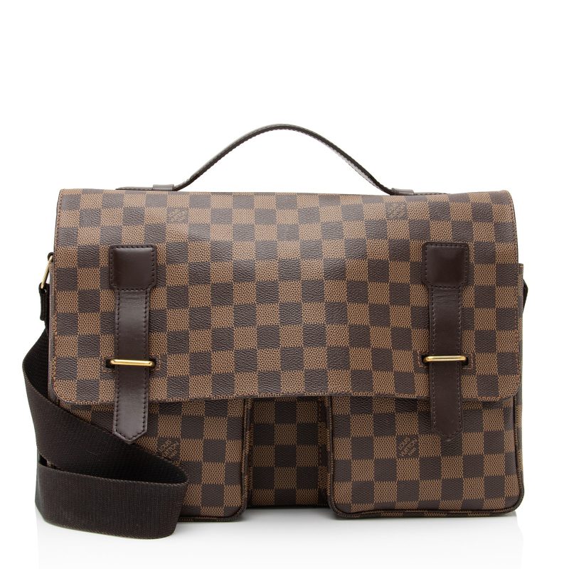Louis Vuitton Vintage Damier Ebene Broadway Messenger Bag (SHF-jQxN4F) - Image 15