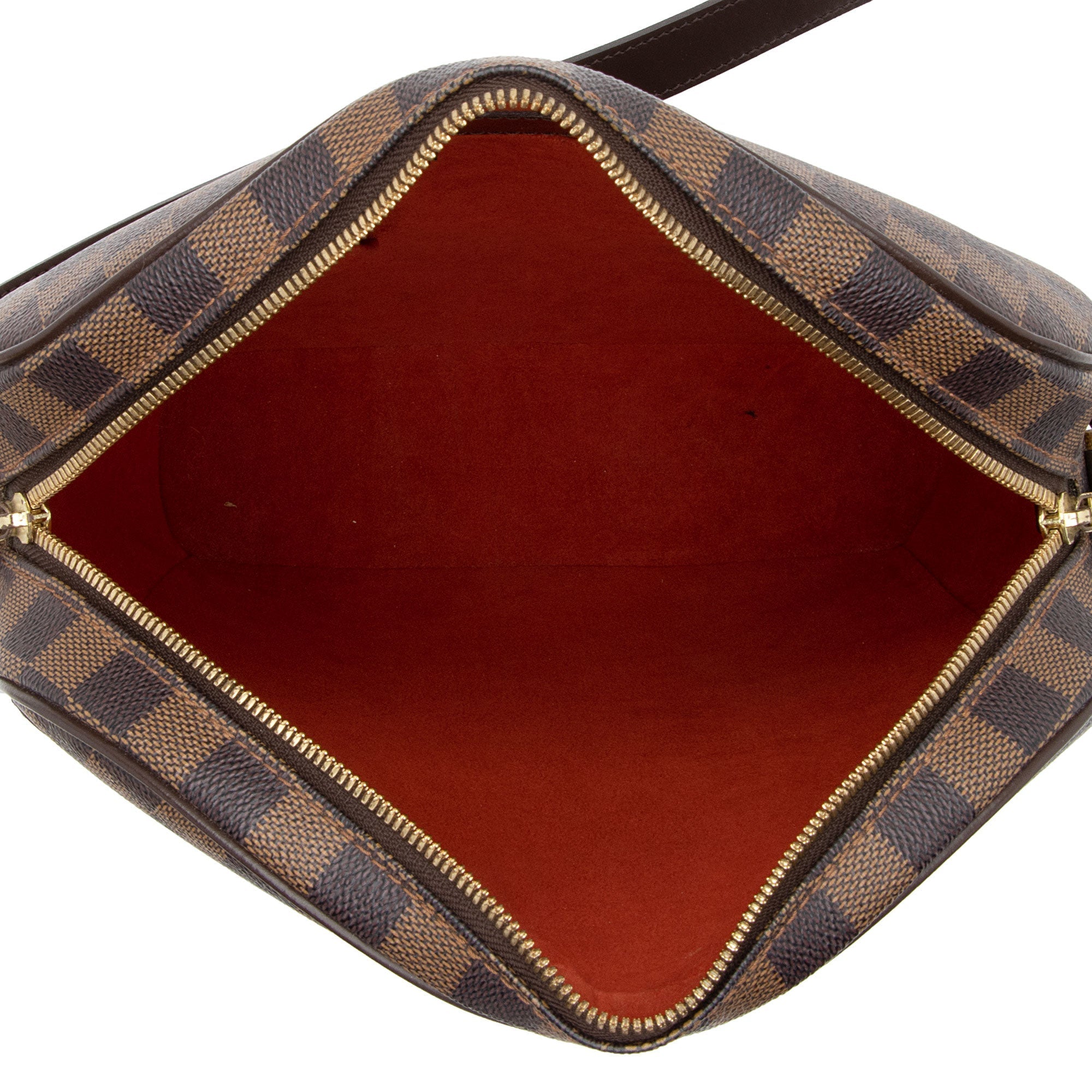 Louis Vuitton Vintage Damier Ebene Ipanema GM Shoulder Bag (SHF-eahSM4) - Image 6