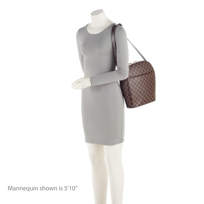 Louis Vuitton Vintage Damier Ebene Ipanema GM Shoulder Bag (SHF-eahSM4) - Image 4