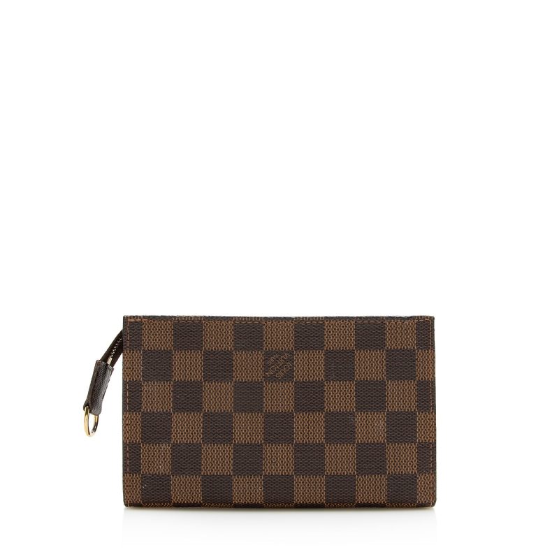 Louis Vuitton Vintage Damier Ebene Marais Bucket Pouch (SHF-22818) - Image 2
