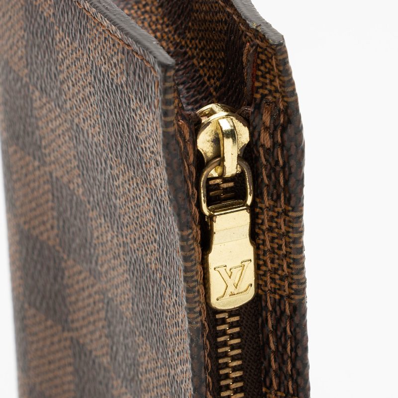 Louis Vuitton Vintage Damier Ebene Marais Bucket Pouch (SHF-22818) - Image 13