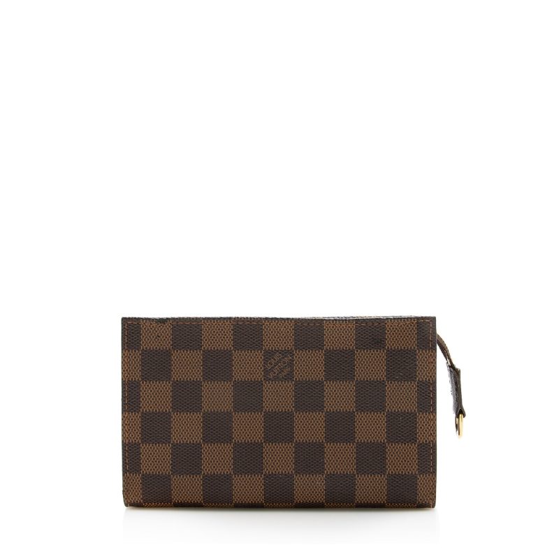 Louis Vuitton Vintage Damier Ebene Marais Bucket Pouch (SHF-22818) - Image 15