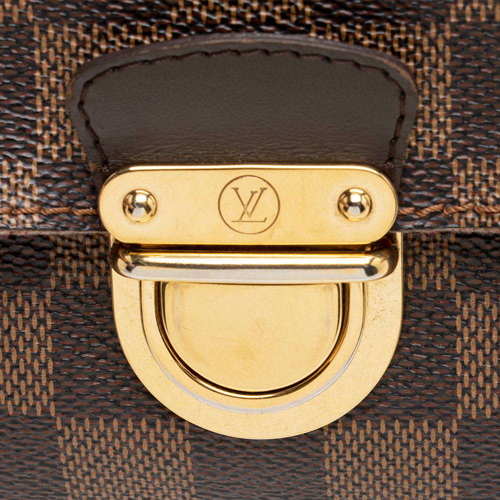 Louis Vuitton Vintage Damier Ebene Ravello GM Shoulder Bag (SHF-21610) - Image 8