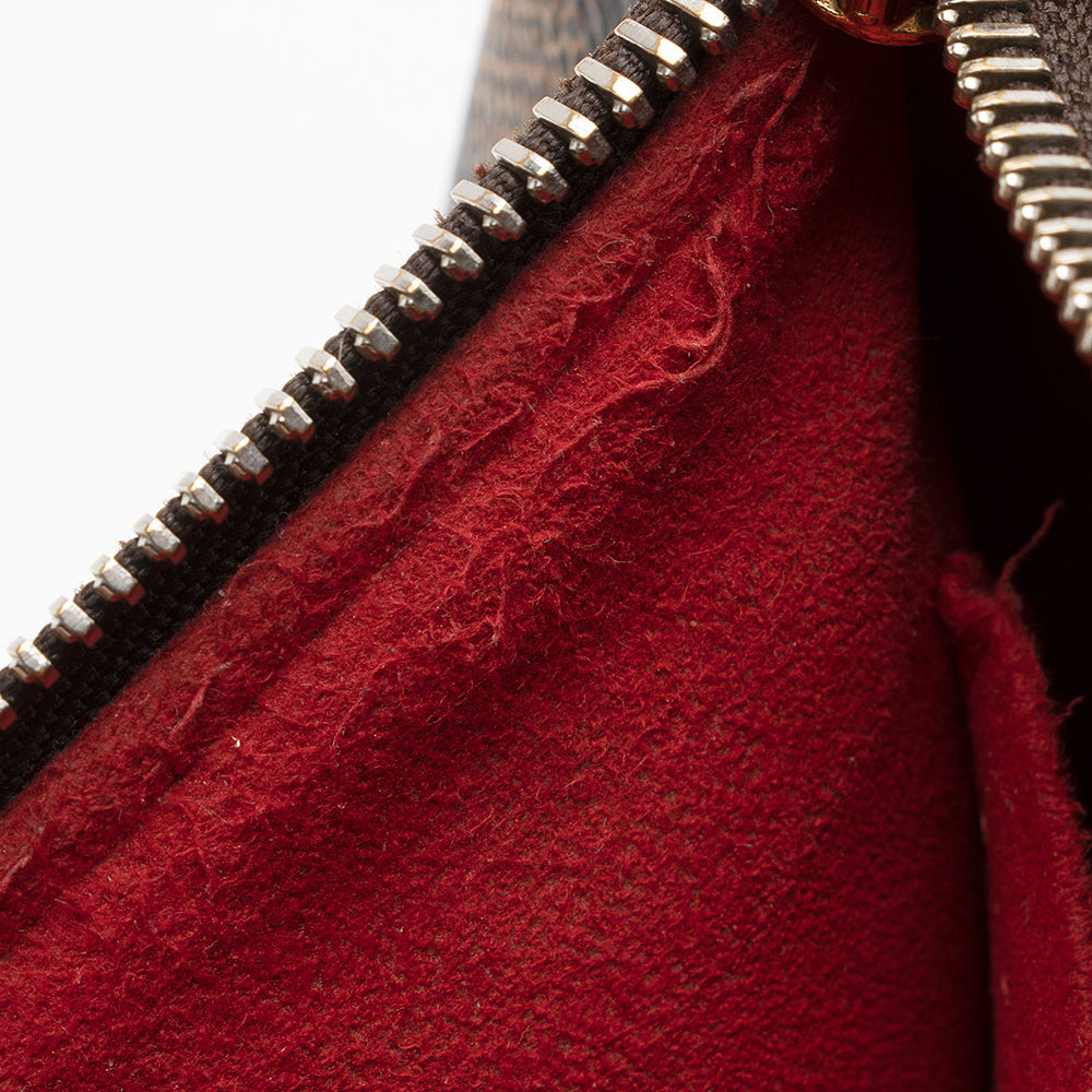 Louis Vuitton Vintage Damier Ebene Ravello GM Shoulder Bag (SHF-21610) - Image 9