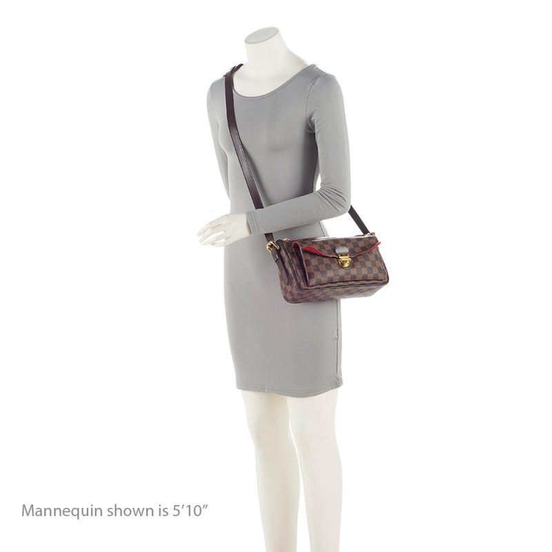 Louis Vuitton Vintage Damier Ebene Ravello GM Shoulder Bag (SHF-21610) - Image 4