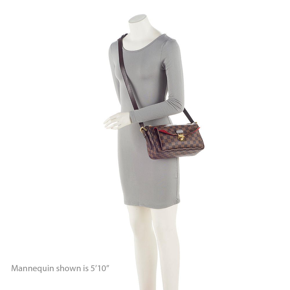 Louis Vuitton Vintage Damier Ebene Ravello GM Shoulder Bag (SHF-21610) - Image 4