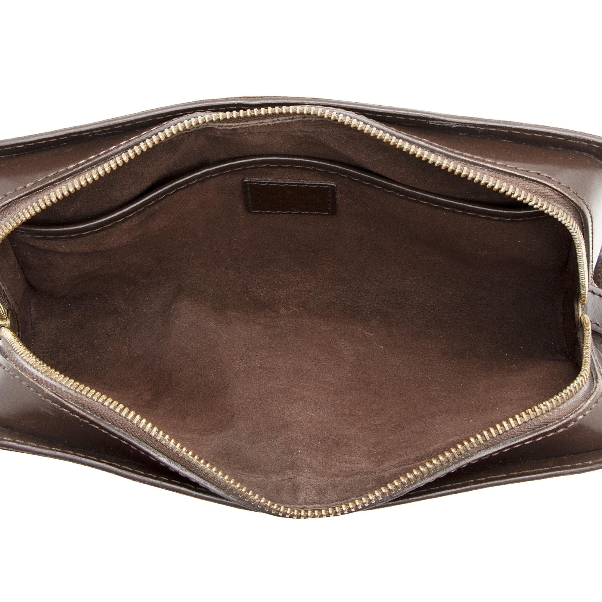 Louis Vuitton Vintage Damier Ebene Saint Louis Wristlet Clutch (SHF-22250) - Image 5