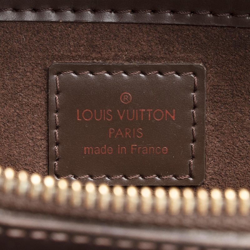 Louis Vuitton Vintage Damier Ebene Saint Louis Wristlet Clutch (SHF-22250) - Image 6