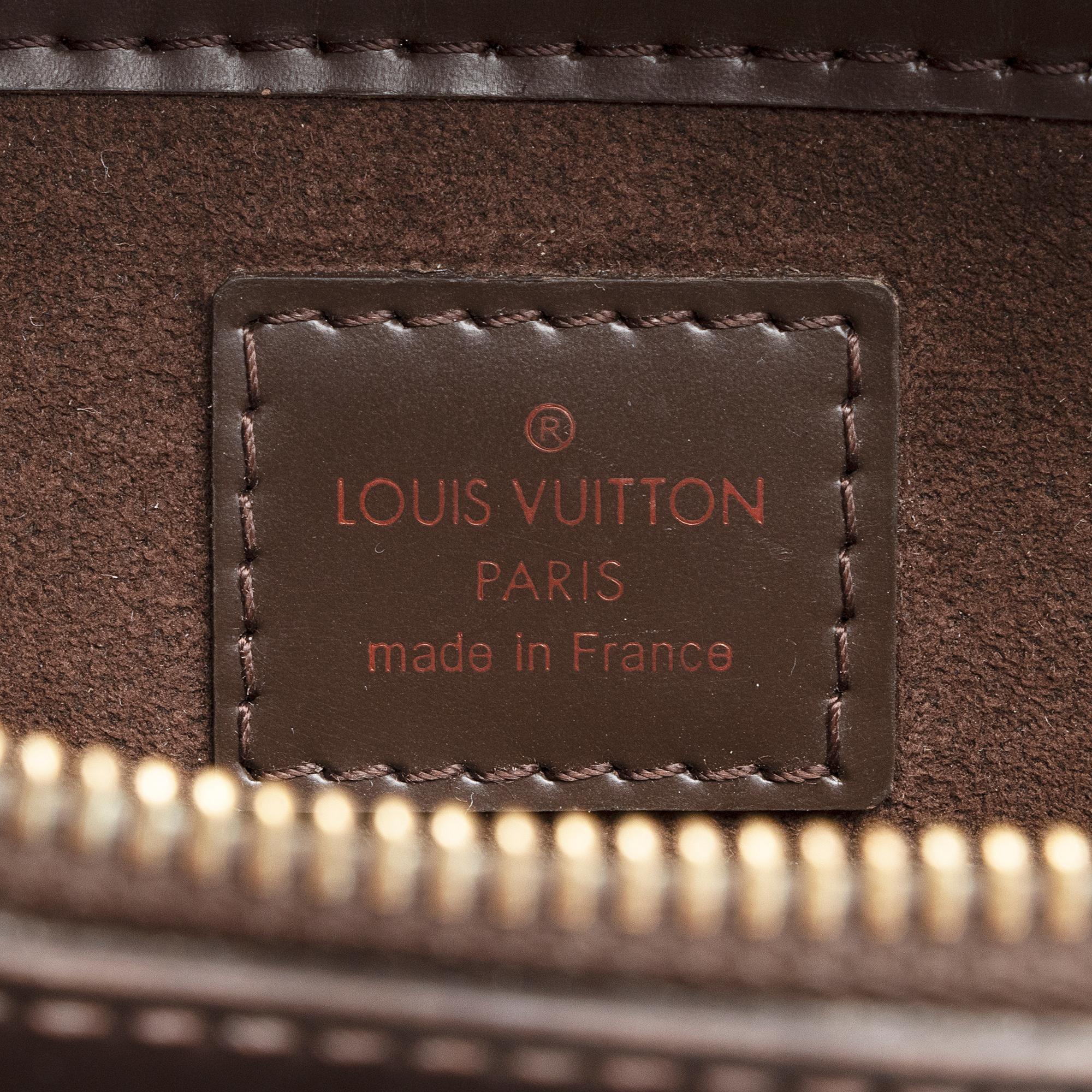 Louis Vuitton Vintage Damier Ebene Saint Louis Wristlet Clutch (SHF-22250) - Image 6