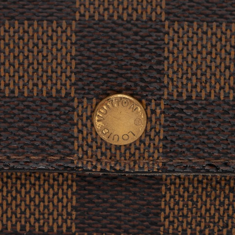 Louis Vuitton Vintage Damier Ebene Sarah Wallet (SHF-sG1xiu) - Image 6