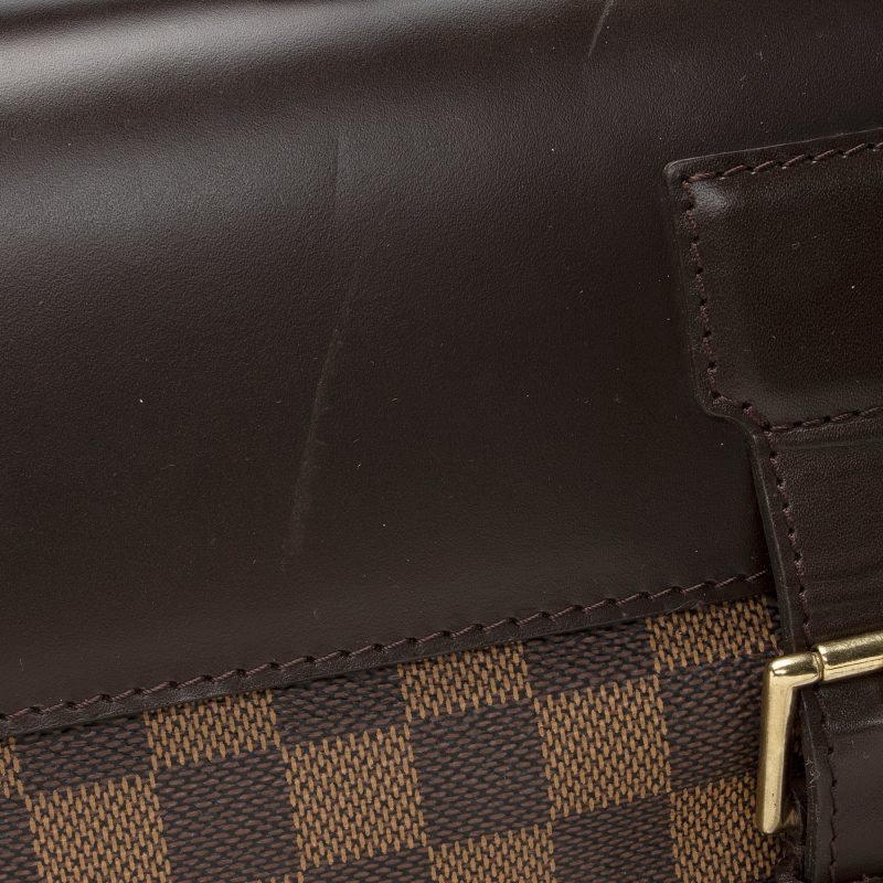 Louis Vuitton Vintage Damier Ebene West End PM Weekender (SHF-22297) - Image 16