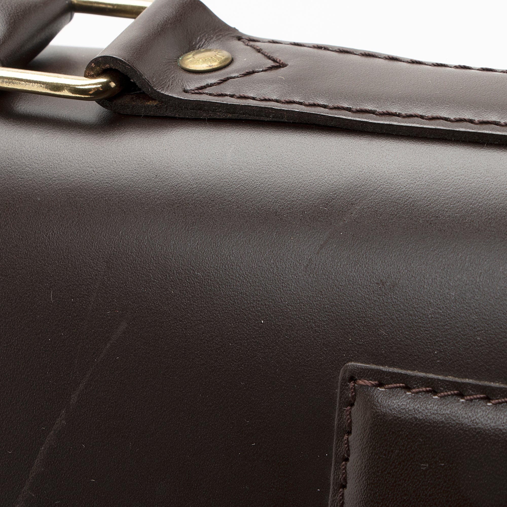 Louis Vuitton Vintage Damier Ebene West End PM Weekender (SHF-22297) - Image 14