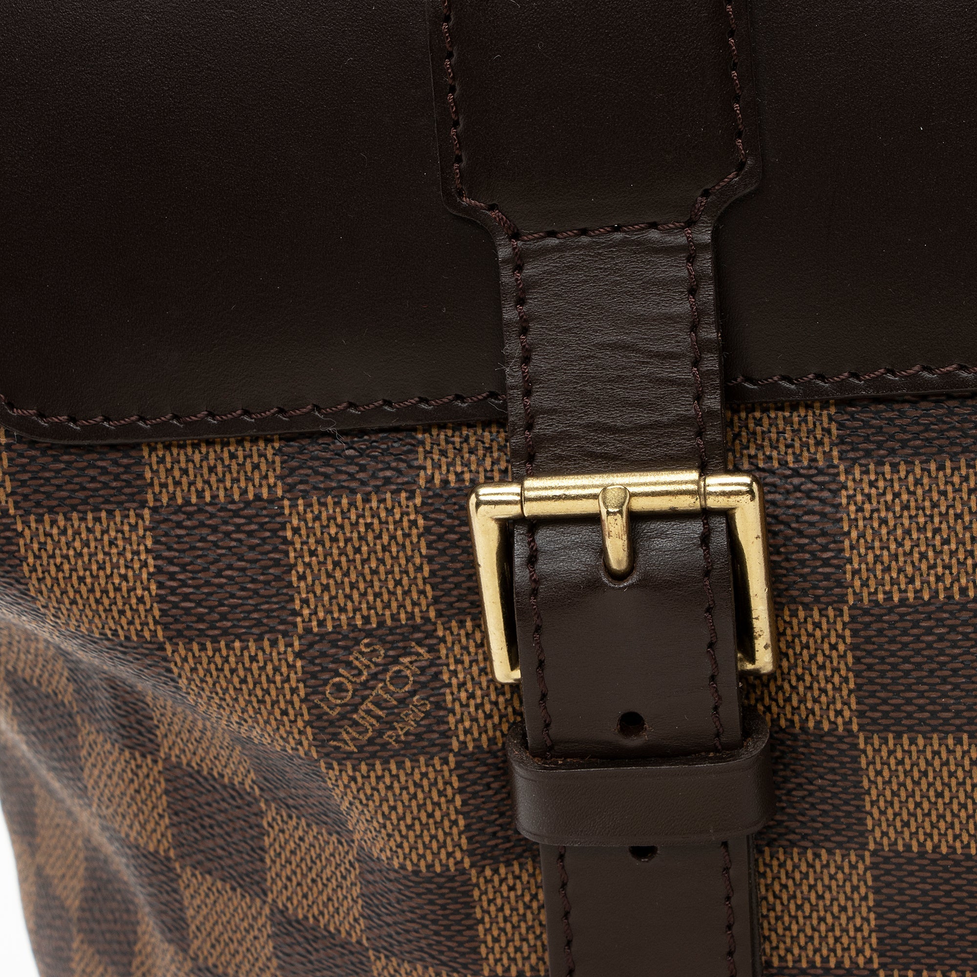 Louis Vuitton Vintage Damier Ebene West End PM Weekender (SHF-22297) - Image 15