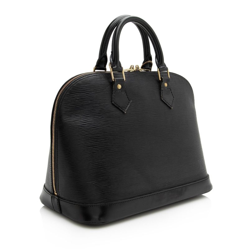 Louis Vuitton Vintage Epi Leather Alma PM Satchel (SHF-22820)