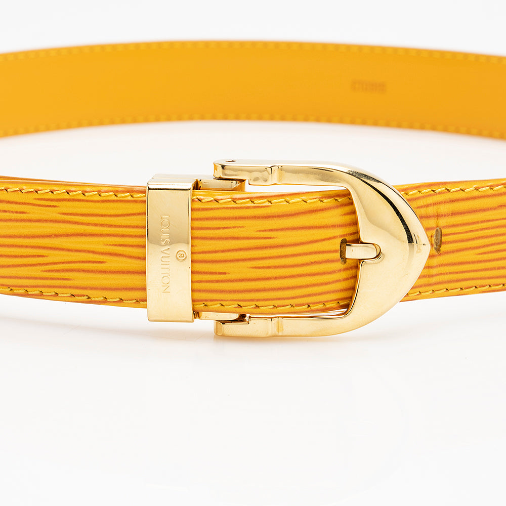 Louis Vuitton Vintage Epi Leather Belt - Size 34 / 85 (SHF-17016) - Image 5
