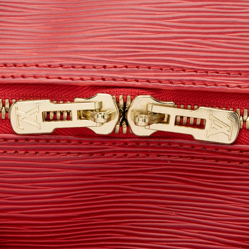 Louis Vuitton Vintage Epi Leather Keepall 55 Duffel Bag (SHF-21452) - Image 7