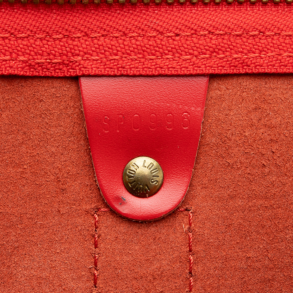 Louis Vuitton Vintage Epi Leather Keepall 55 Duffel Bag (SHF-21452) - Image 4