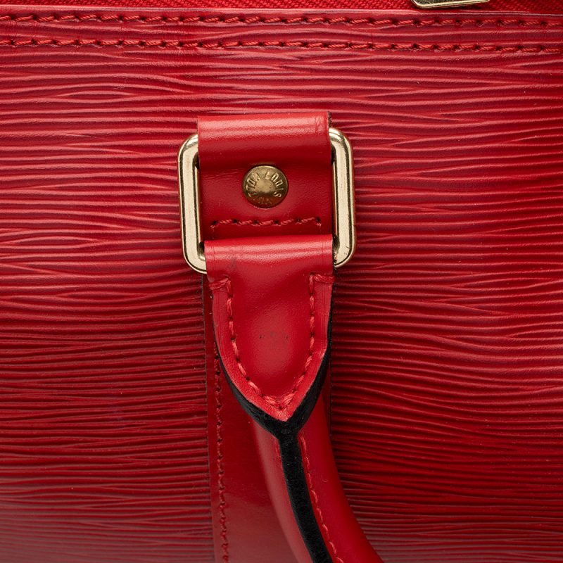 Louis Vuitton Vintage Epi Leather Keepall 55 Duffel Bag (SHF-21452) - Image 8