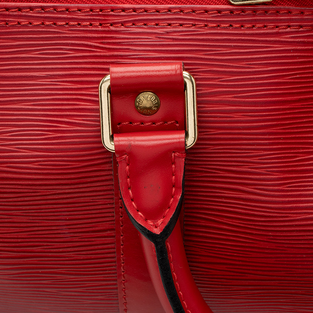 Louis Vuitton Vintage Epi Leather Keepall 55 Duffel Bag (SHF-21452) - Image 8
