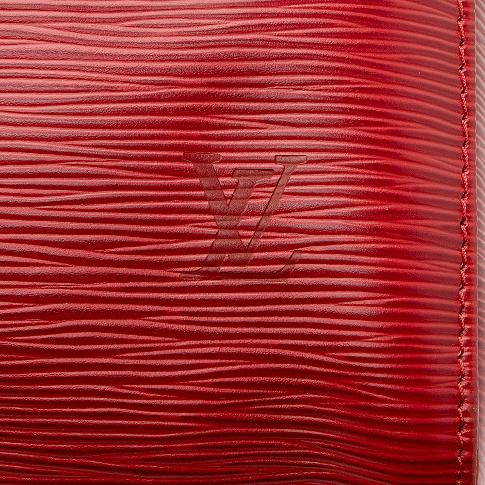 Louis Vuitton Vintage Epi Leather Keepall 55 Duffel Bag (SHF-21452) - Image 11