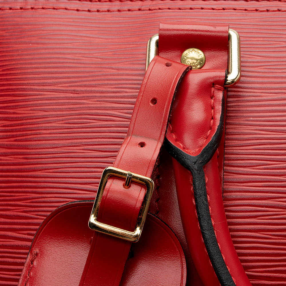 Louis Vuitton Vintage Epi Leather Keepall 55 Duffel Bag (SHF-21452) - Image 16