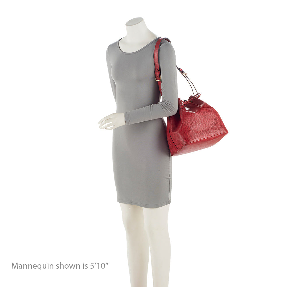 Louis Vuitton Vintage Epi Leather Petit Noe Shoulder Bag (SHF-21487) - Image 4