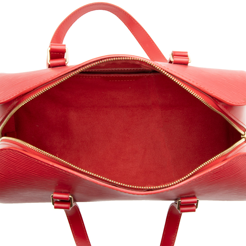 Louis Vuitton Vintage Epi Leather Soufflot Satchel (SHF-19406) - Image 6