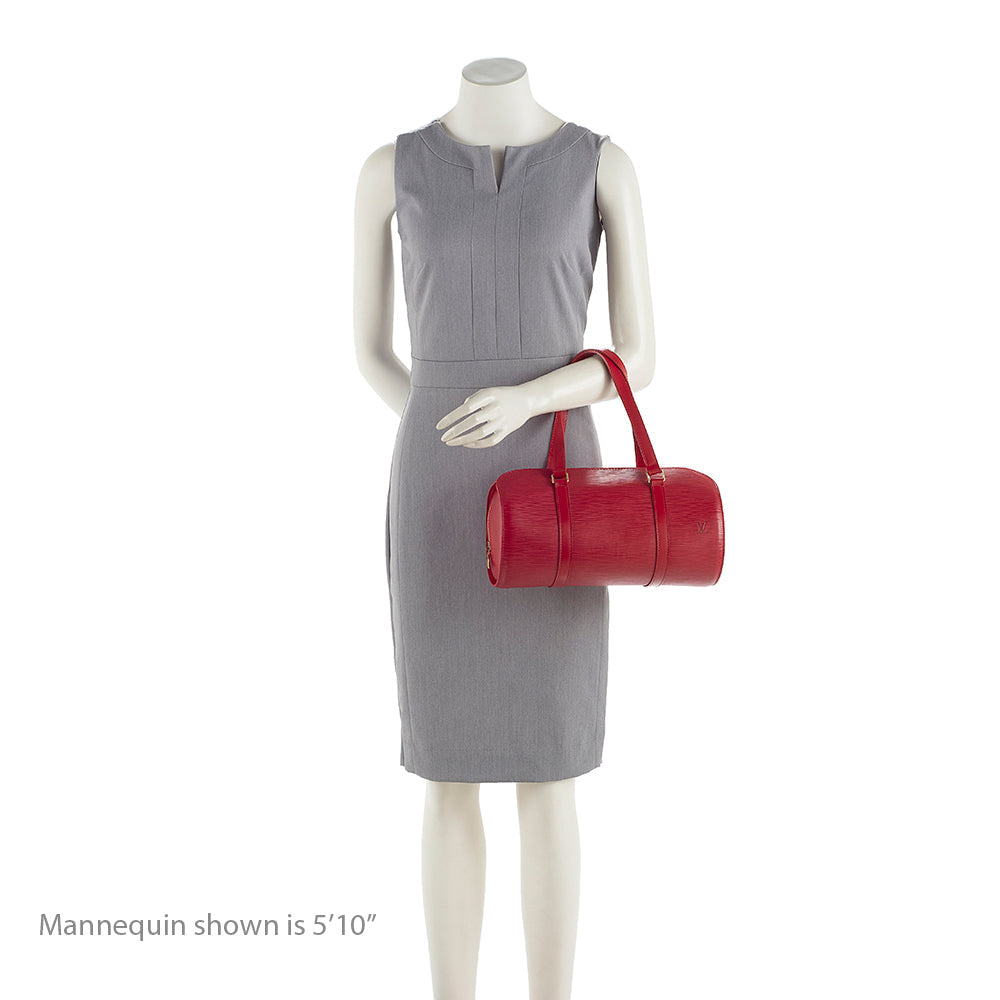 Louis Vuitton Vintage Epi Leather Soufflot Satchel (SHF-19406) - Image 4