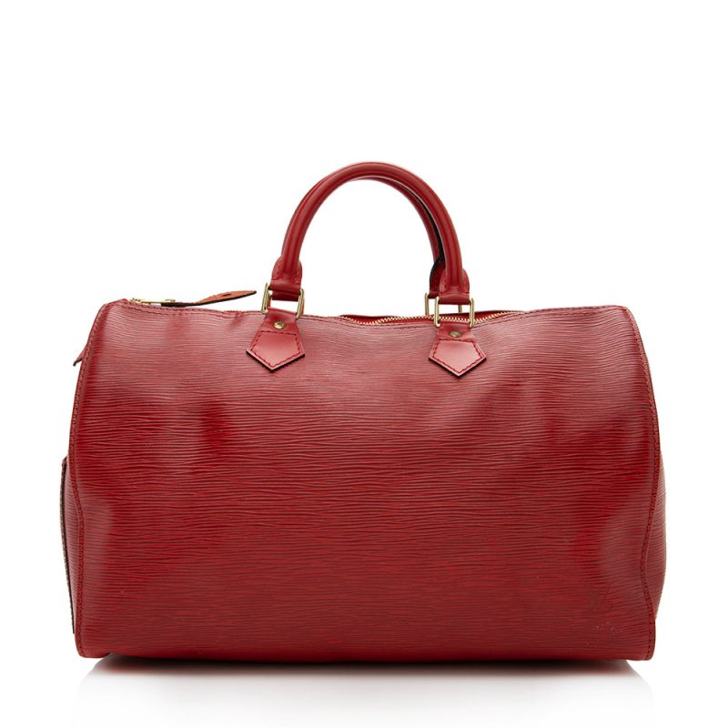 Louis Vuitton Vintage Epi Leather Speedy 35 Satchel - FINAL SALE (SHF-16757) - Image 2