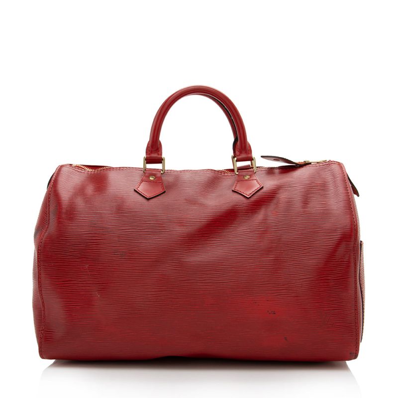 Louis Vuitton Vintage Epi Leather Speedy 35 Satchel - FINAL SALE (SHF-16757) - Image 19
