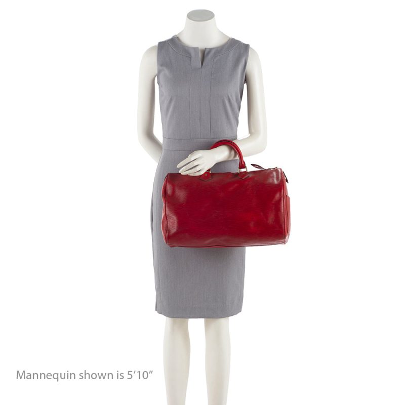 Louis Vuitton Vintage Epi Leather Speedy 35 Satchel - FINAL SALE (SHF-16757) - Image 4