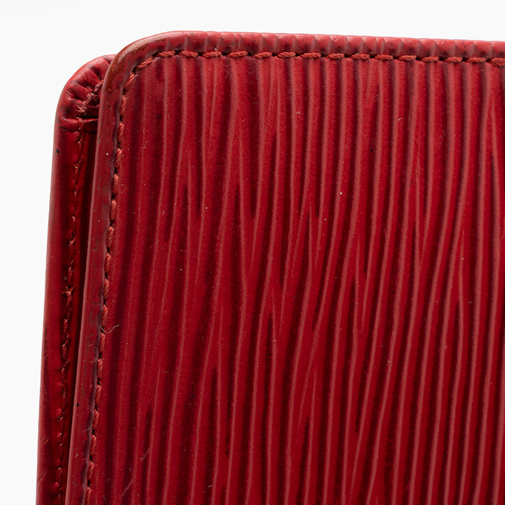 Louis Vuitton Vintage Epi Leather Two Card Holder Wallet (SHF-16759) - Image 7