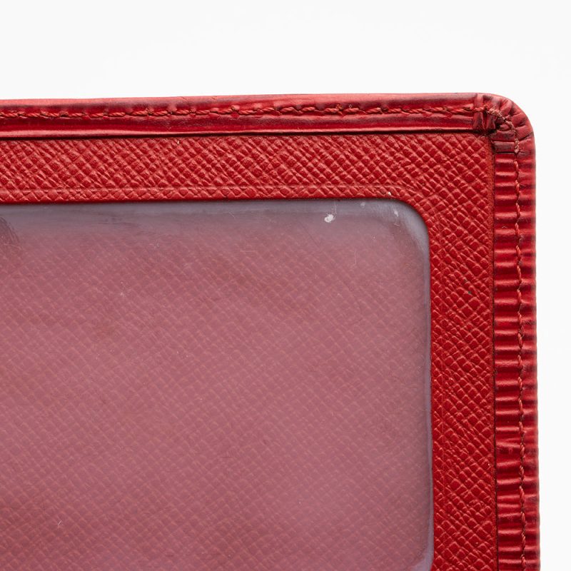 Louis Vuitton Vintage Epi Leather Two Card Holder Wallet (SHF-16759) - Image 8